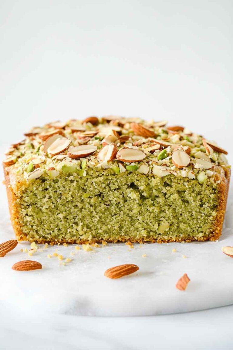 Pistachio Almond Cake Recipe