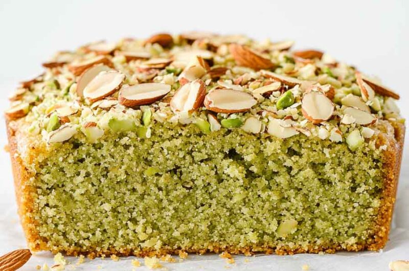 Pistachio Almond Cake Recipe
