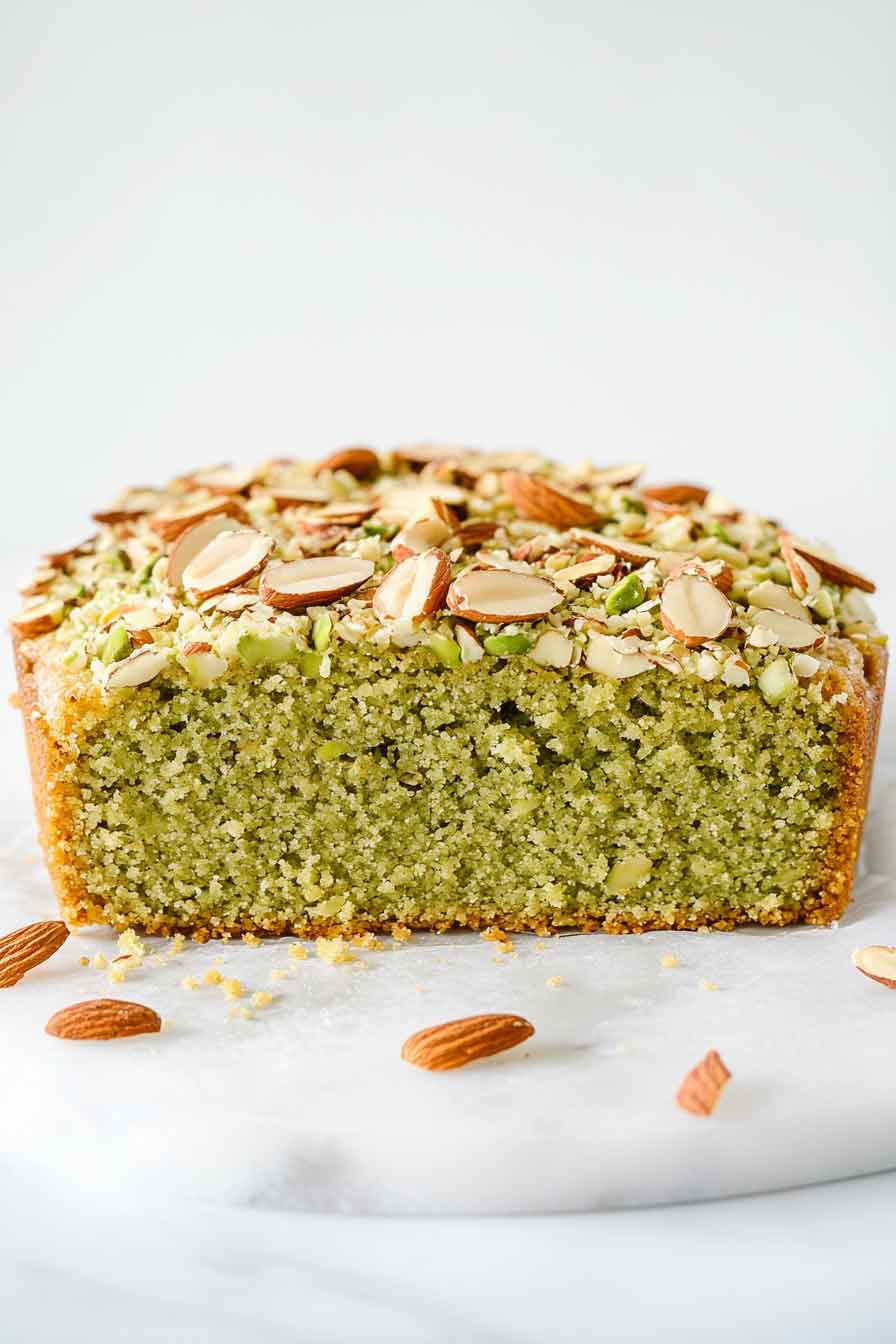 Pistachio Almond Cake Recipe