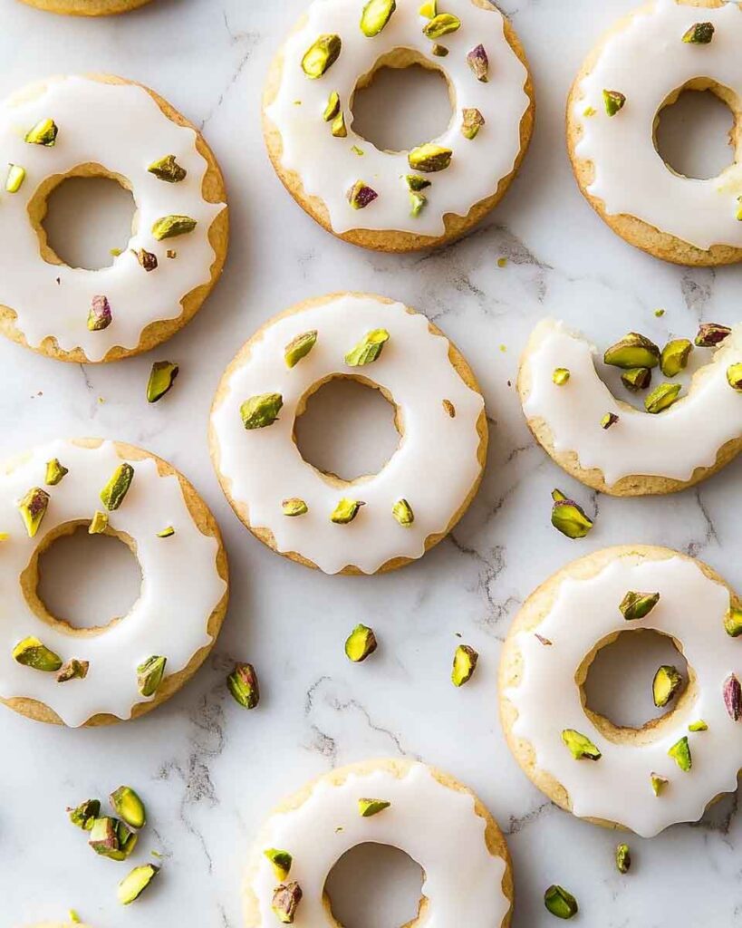 How to Serve Pistachio Lemon Shortbread Cookies