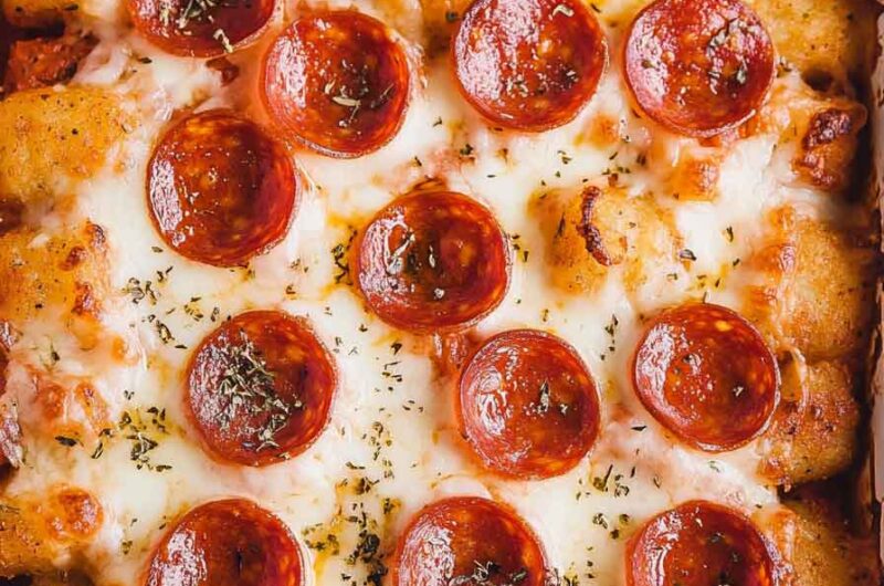 Pizza Tater Tot Casserole Recipe