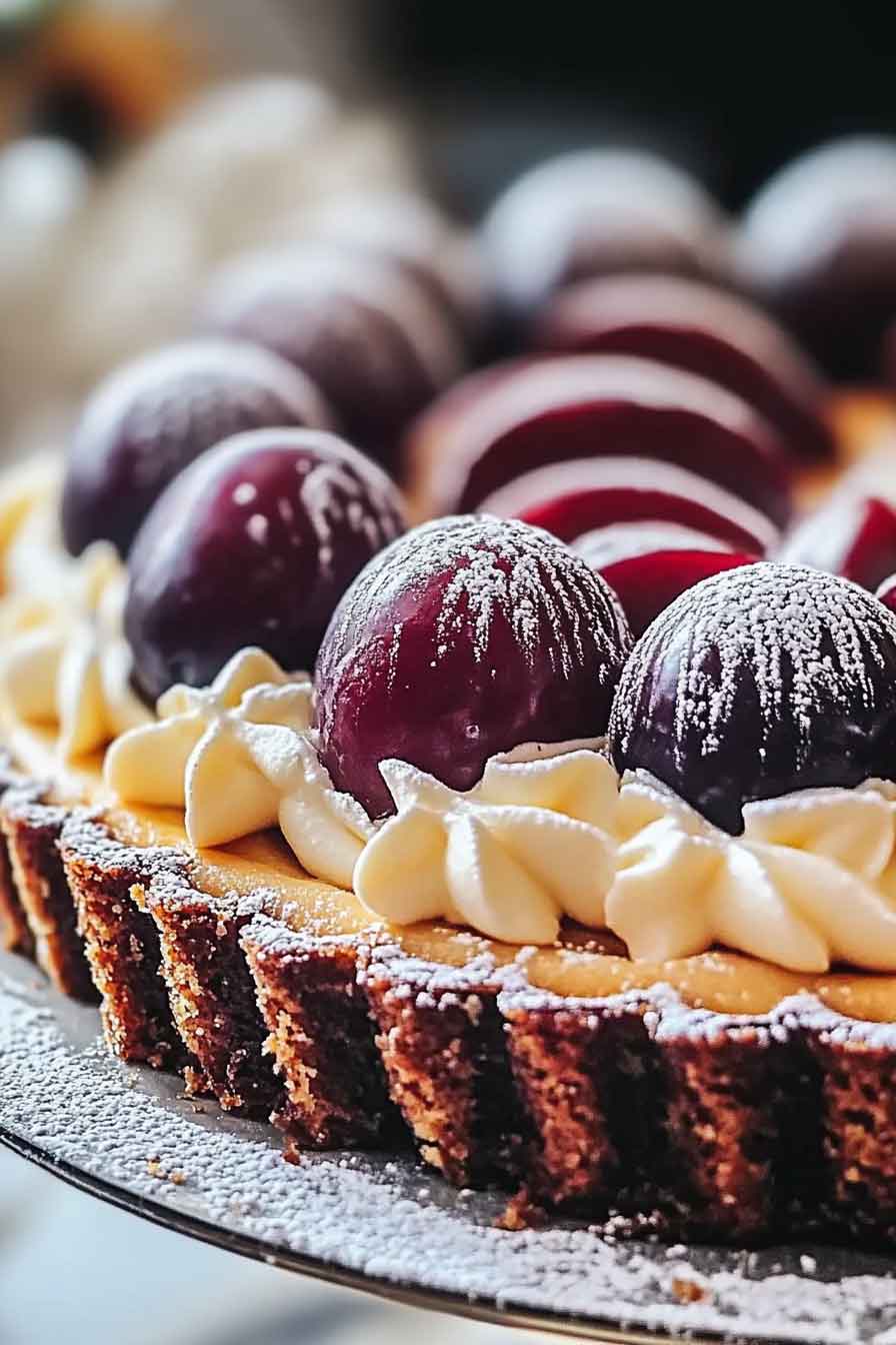 Plum Linzer Torte