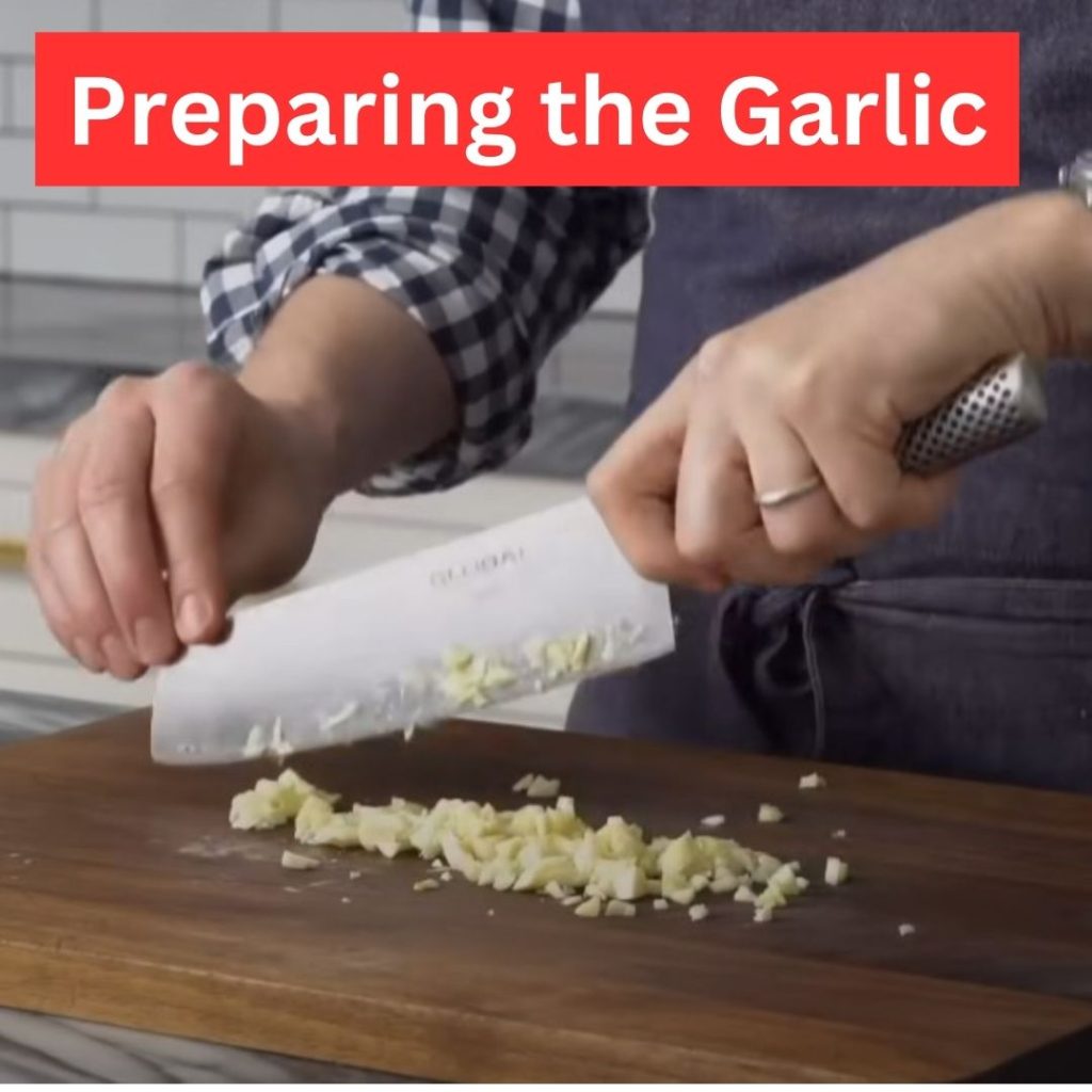 Preparing the Garlic