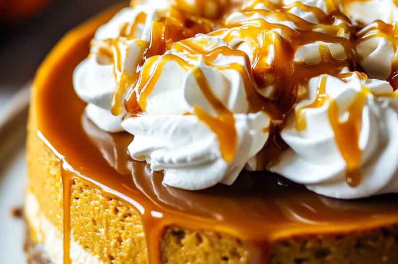 Pumpkin Caramel Cheesecake