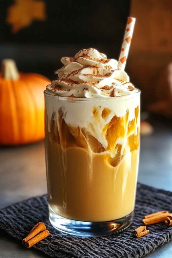 Step-by-Step Instructions for Making Pumpkin Chai Iced Latte