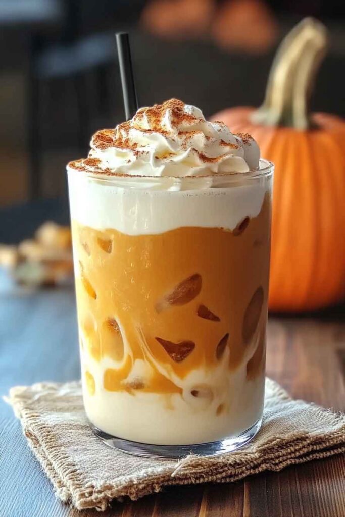 How to Serve Pumpkin Chai Iced Latte