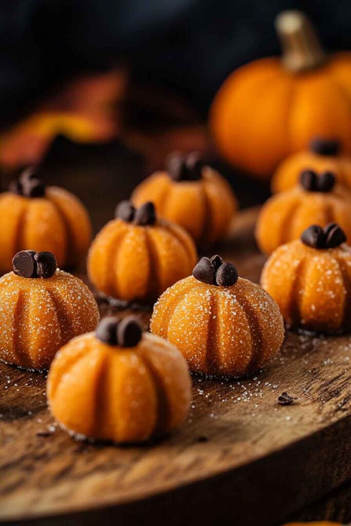 Pumpkin Cheesecake Truffles