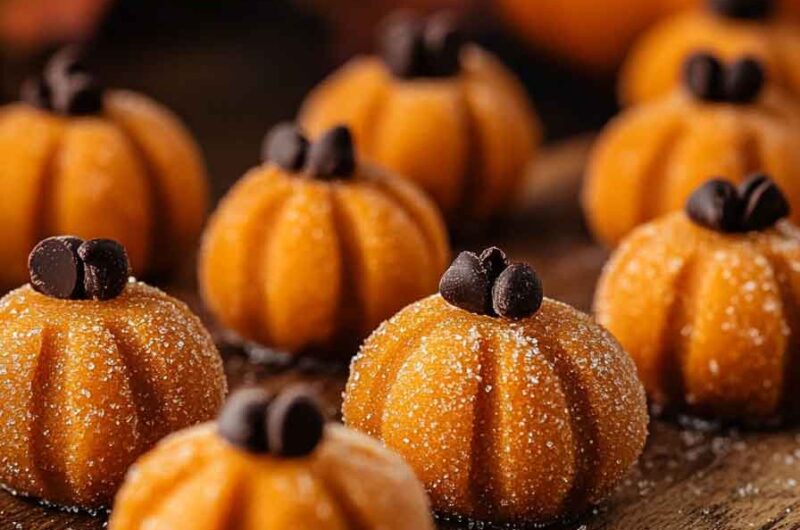 Pumpkin Cheesecake Truffles