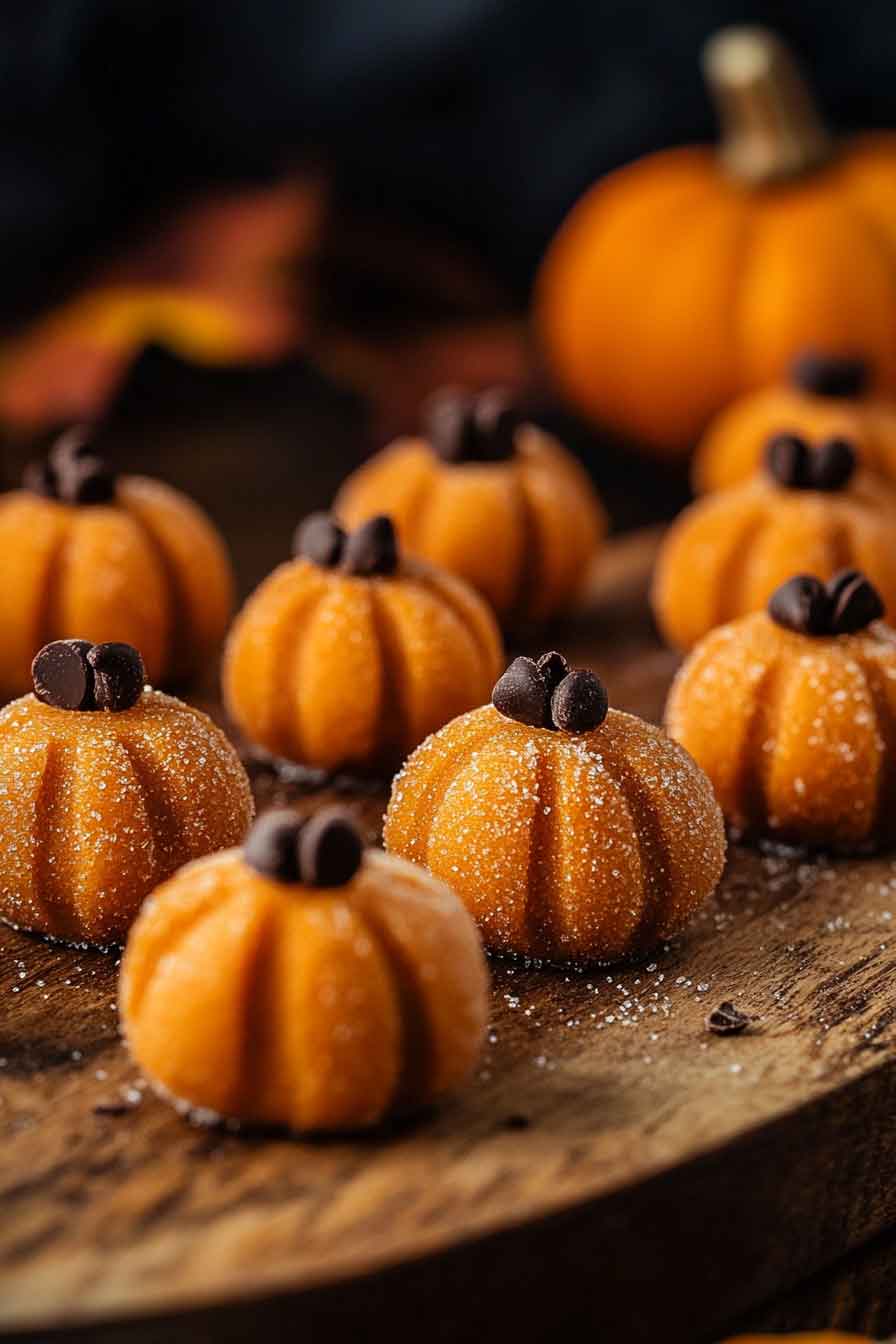Pumpkin Cheesecake Truffles