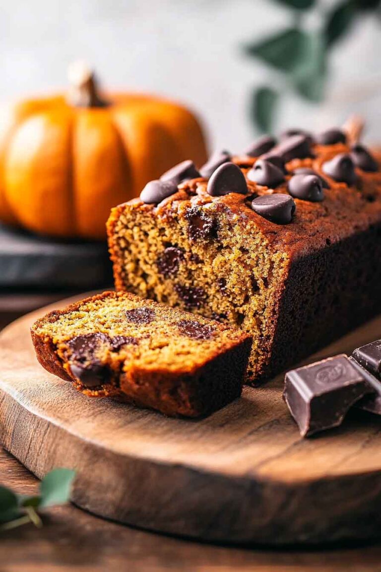 Pumpkin Chocolate Chip Bread