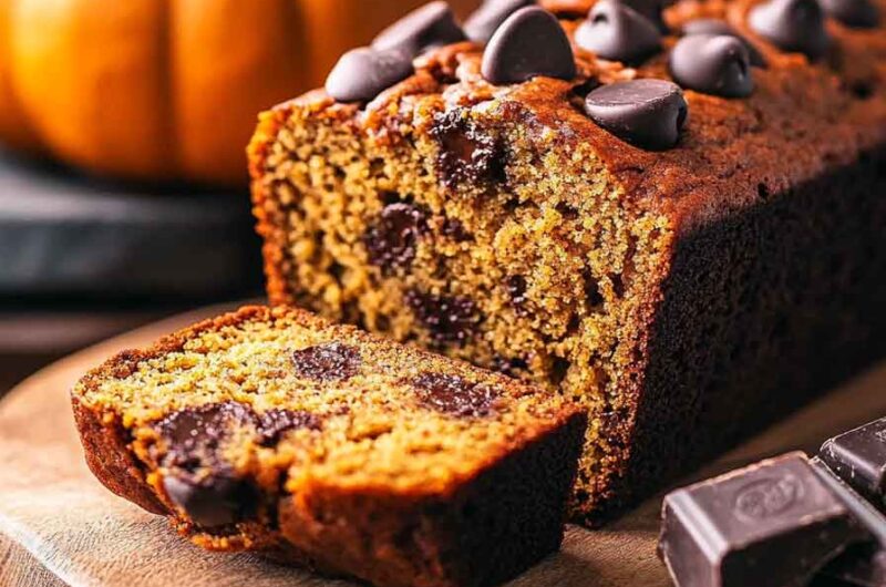 Pumpkin Chocolate Chip Bread