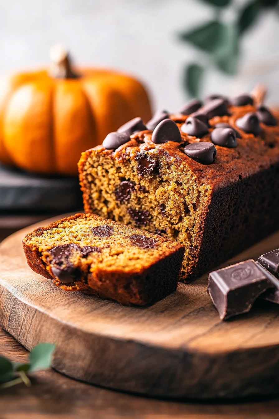 Pumpkin Chocolate Chip Bread