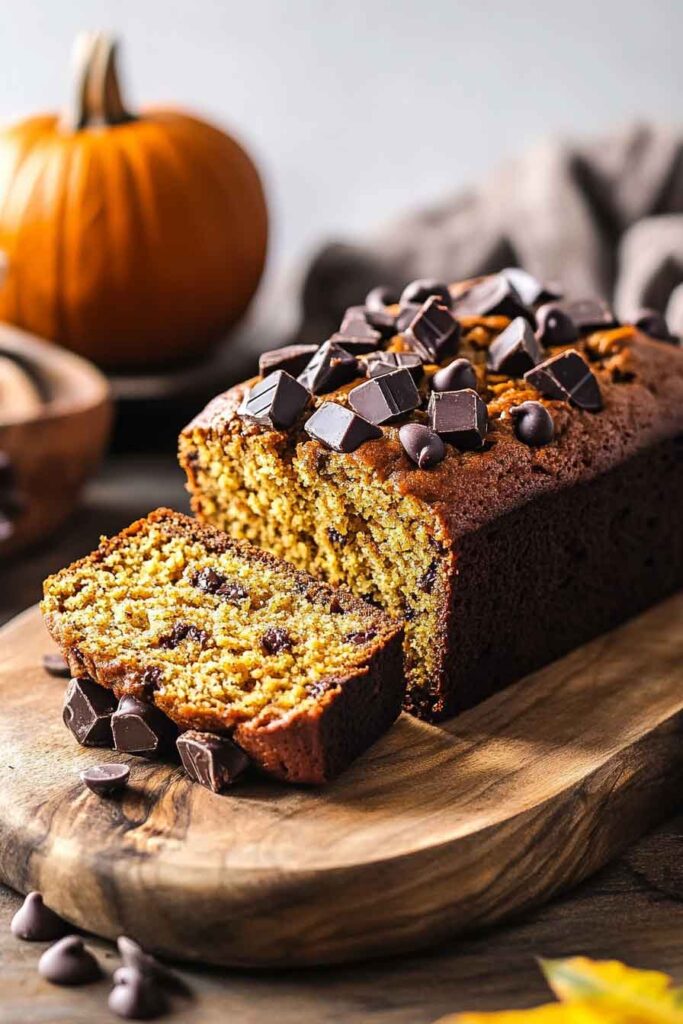 How to Serve Pumpkin Chocolate Chip Bread