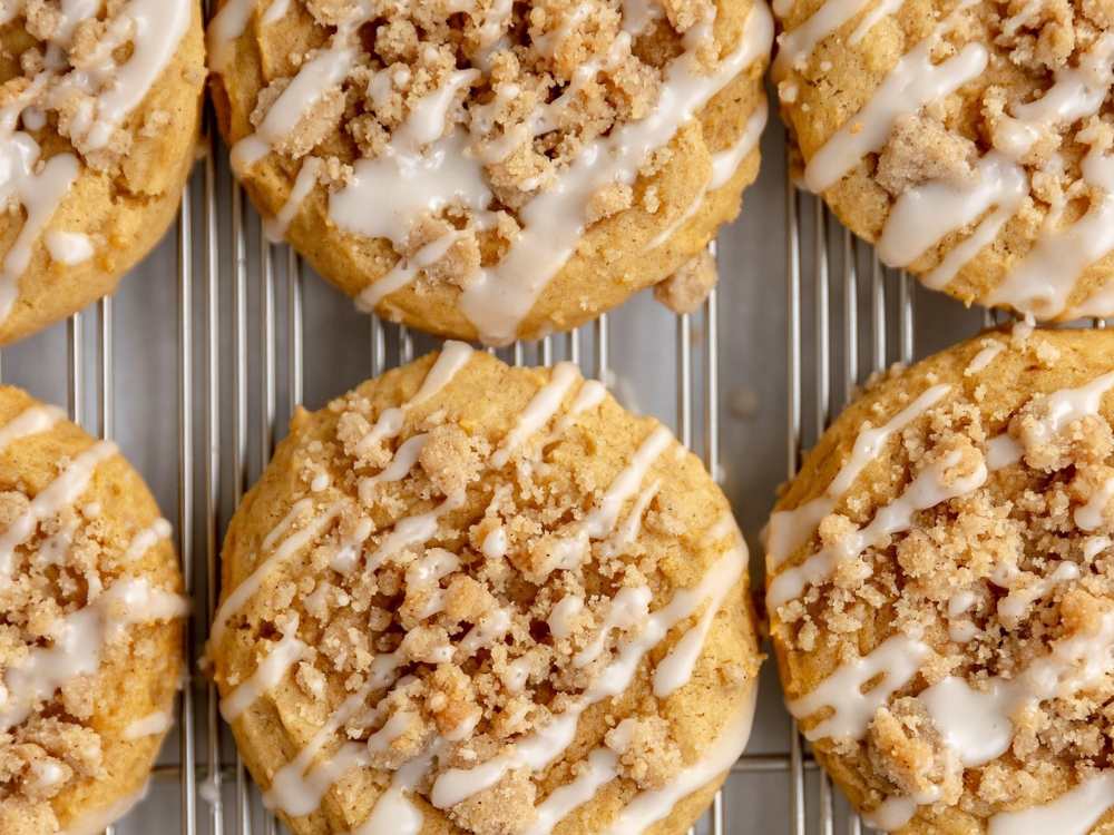 Pumpkin Coffee Cake Cookies