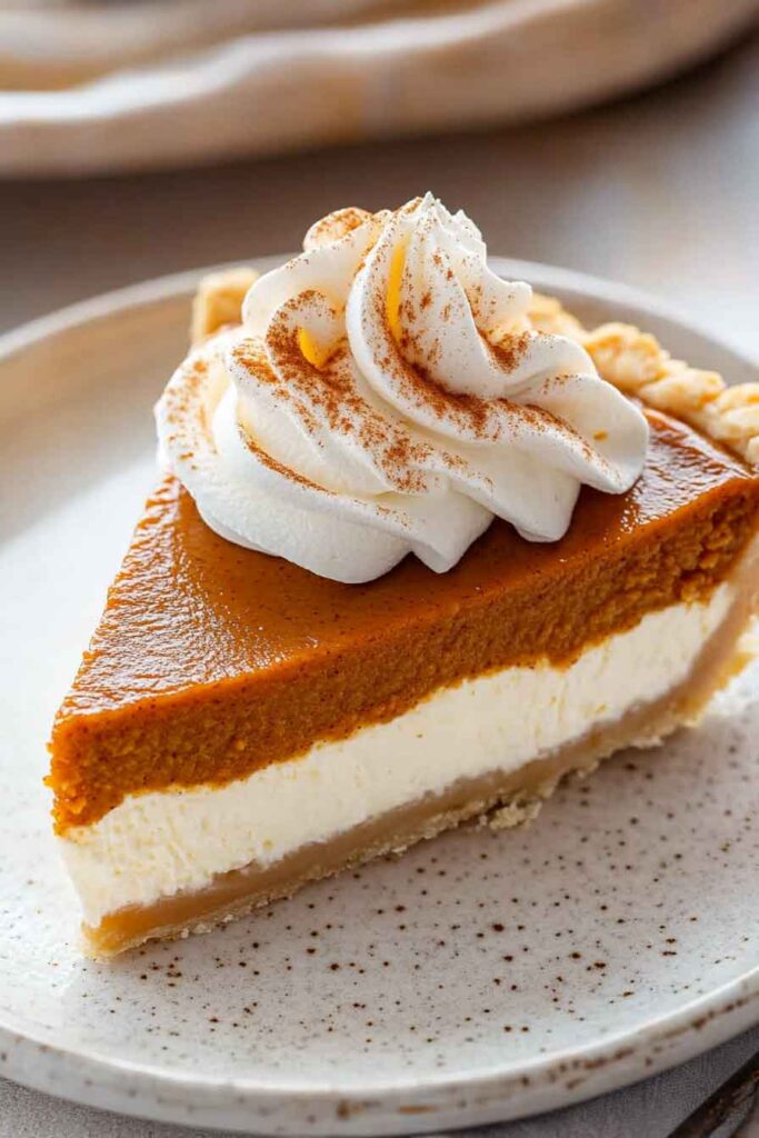 How to Serve Pumpkin Cream Cheese Pie