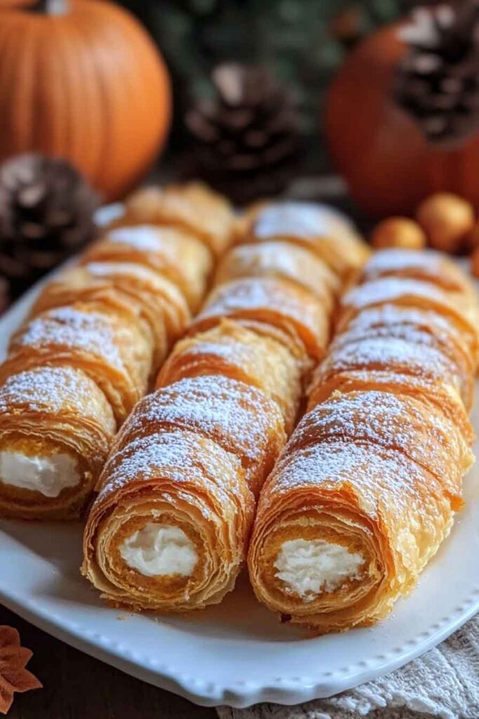 How to Serve Pumpkin Cream Cheese Roll-Ups