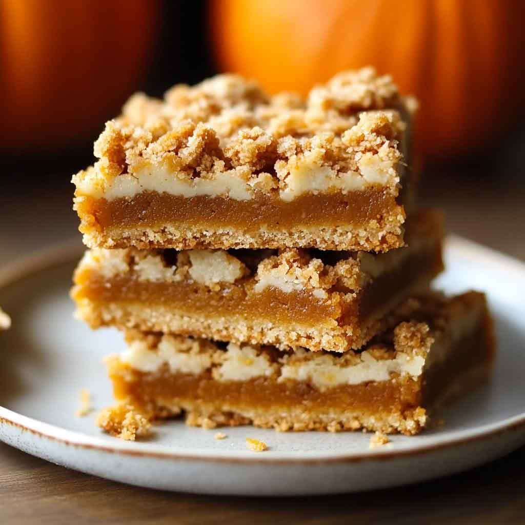 How to Serve Pumpkin Crumble Bars