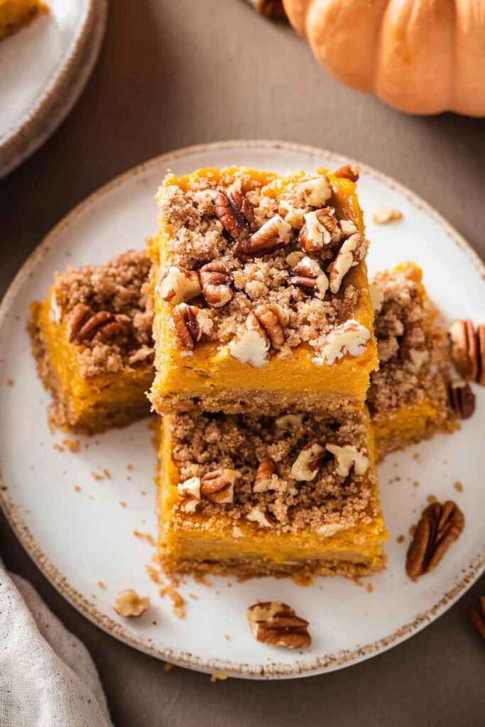 How to Serve Pumpkin Crunch Cake