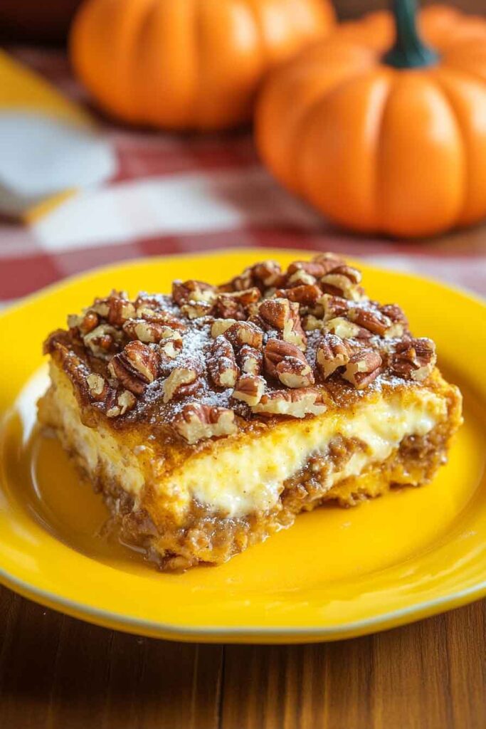 How to Serve Pumpkin French Toast Casserole