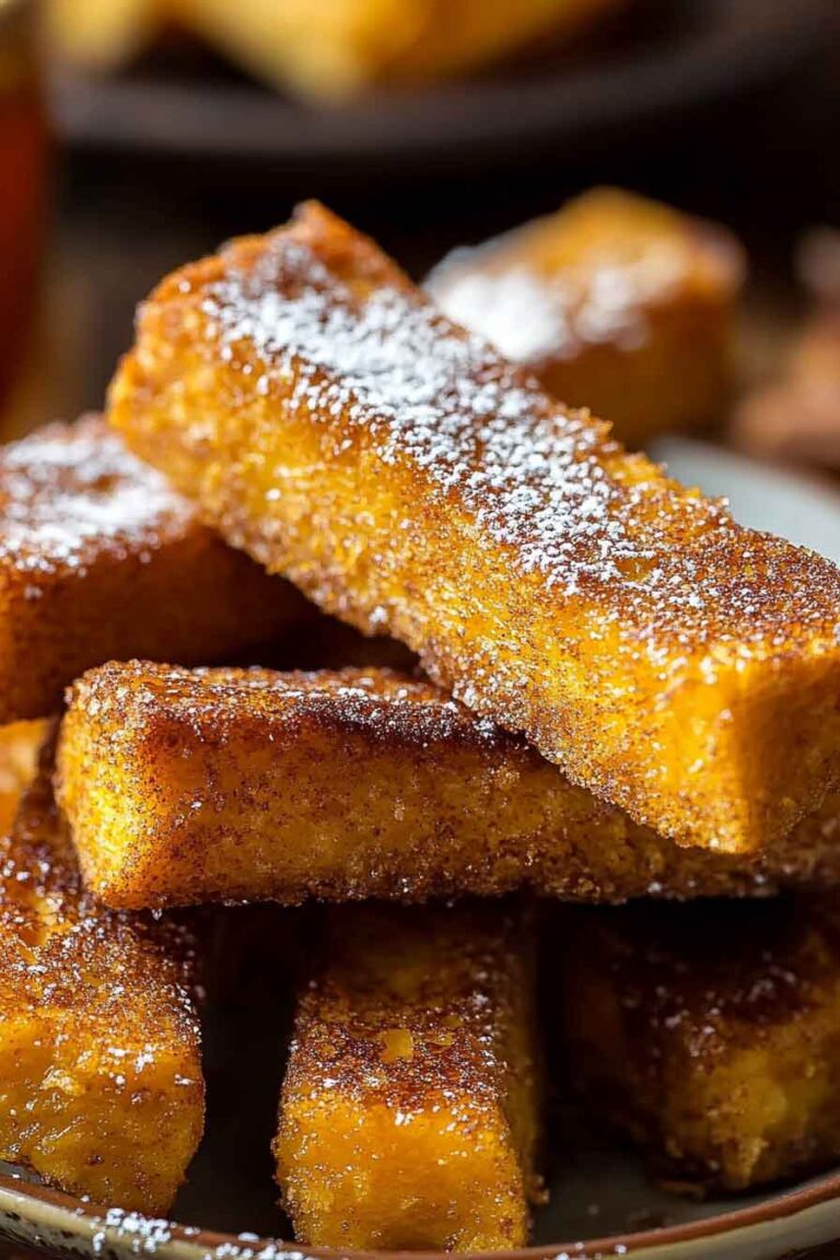 Pumpkin French Toast Sticks
