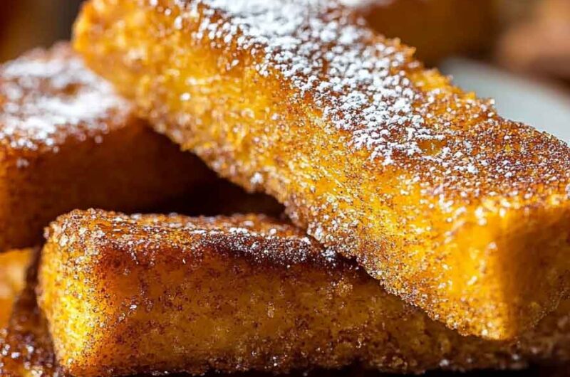 Pumpkin French Toast Sticks