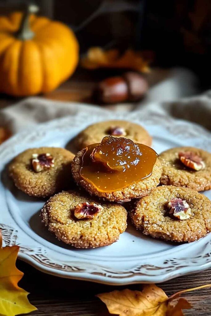 How to Serve Pumpkin Jam Chestnut Cookies