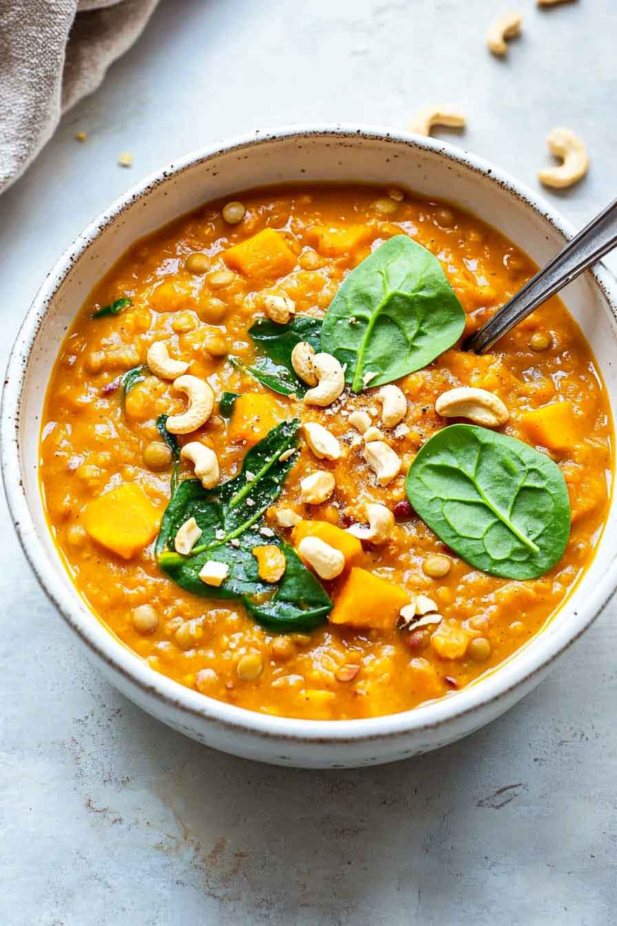 Pumpkin Lentil Curry