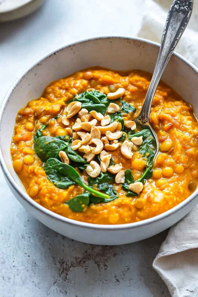 How to Serve Pumpkin Lentil Curry