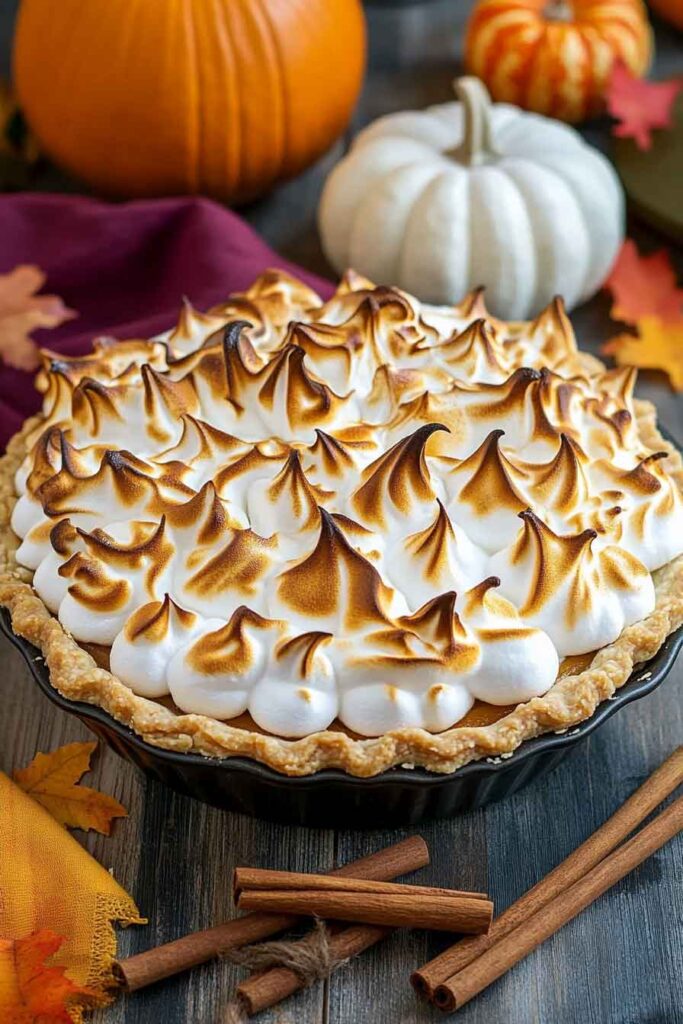 How to Serve Pumpkin Meringue Pie