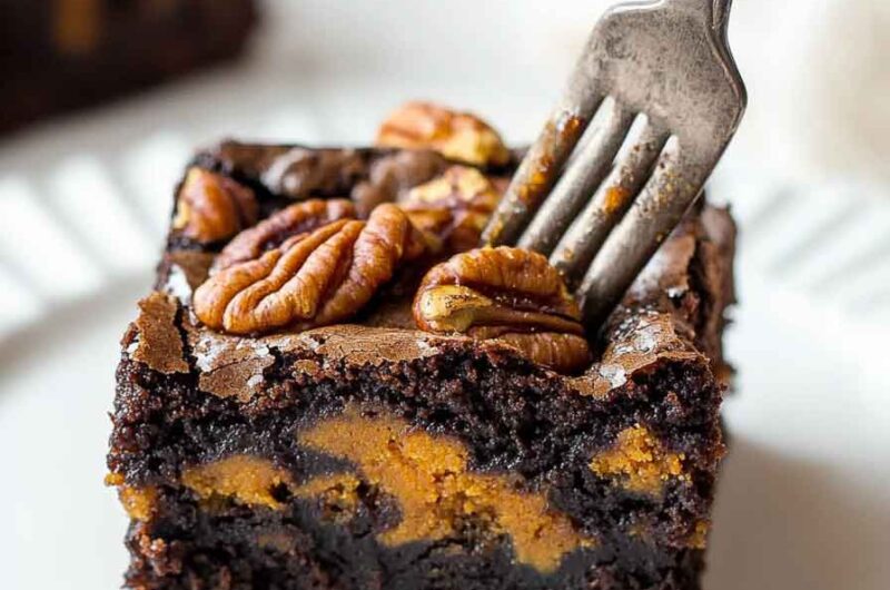 Pumpkin Pecan Brownies