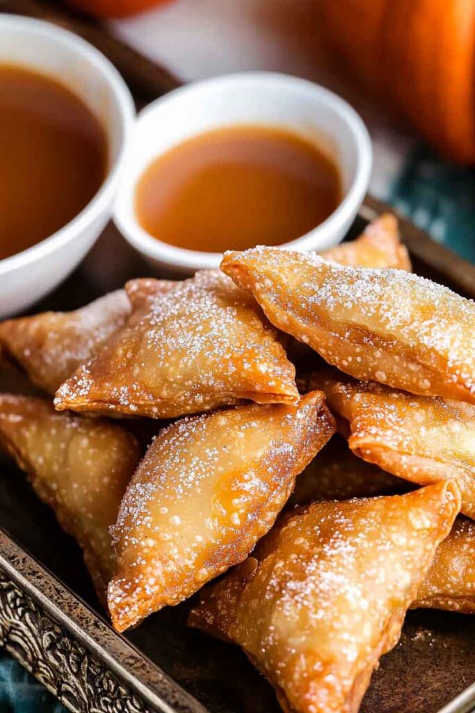 Pumpkin Pie Samosas
