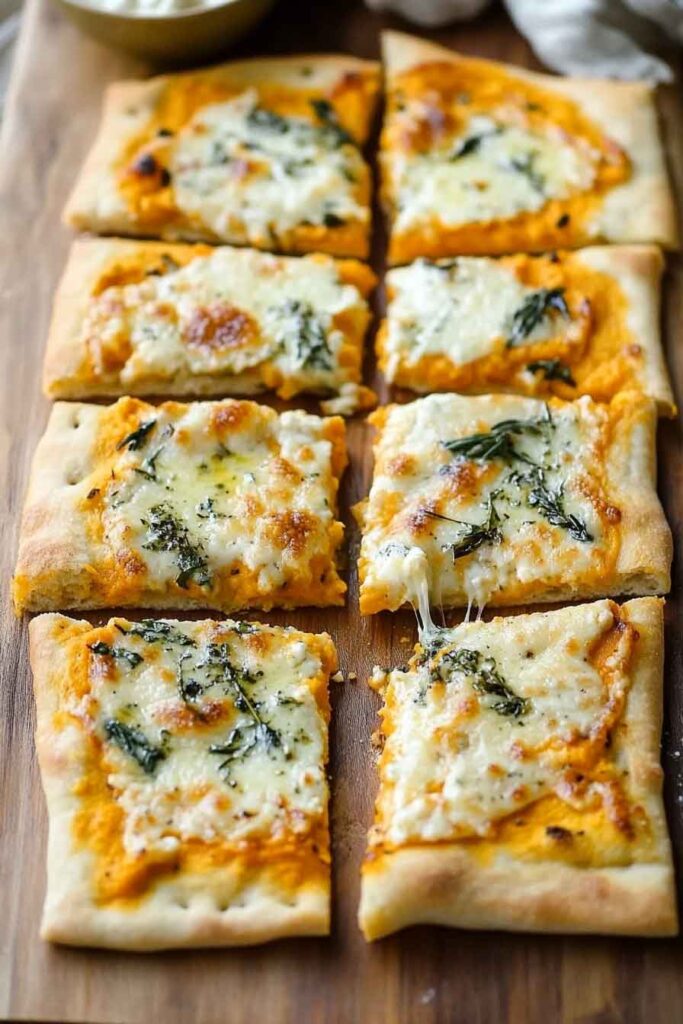How to Serve Pumpkin Ricotta Flatbread