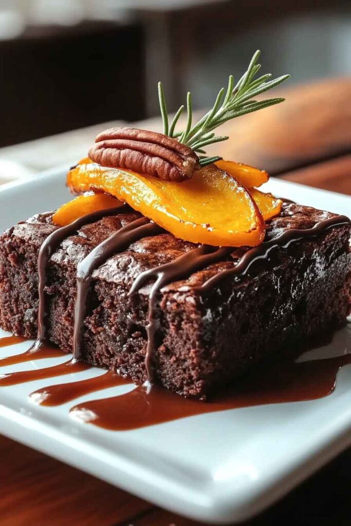 Pumpkin Sizzling Brownies