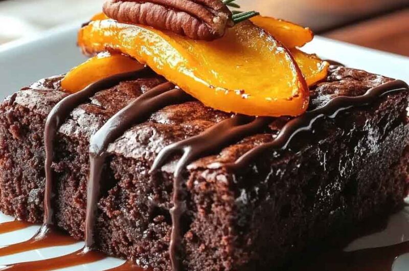 Pumpkin Sizzling Brownies