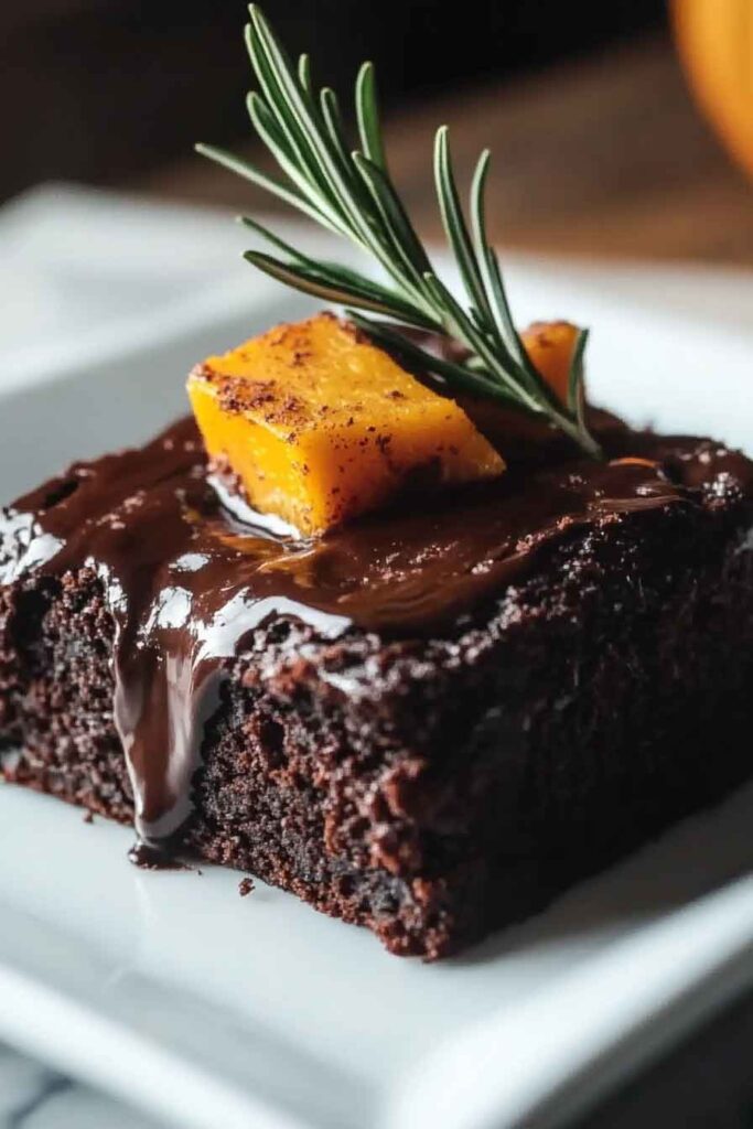 How to Serve Pumpkin Sizzling Brownies