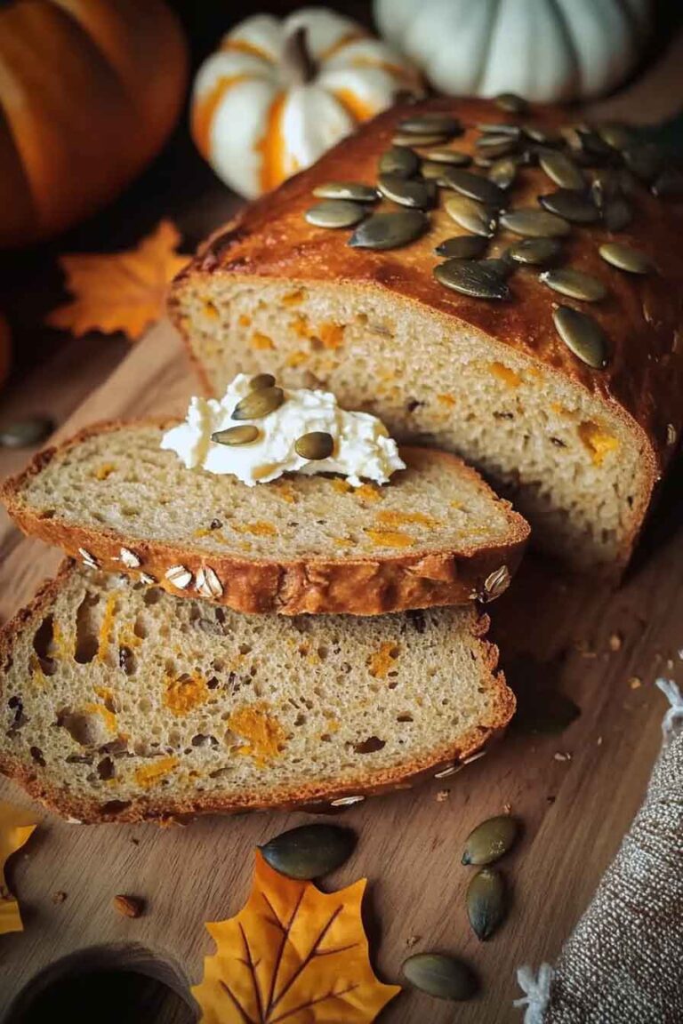 Pumpkin Spice Artisan Bread