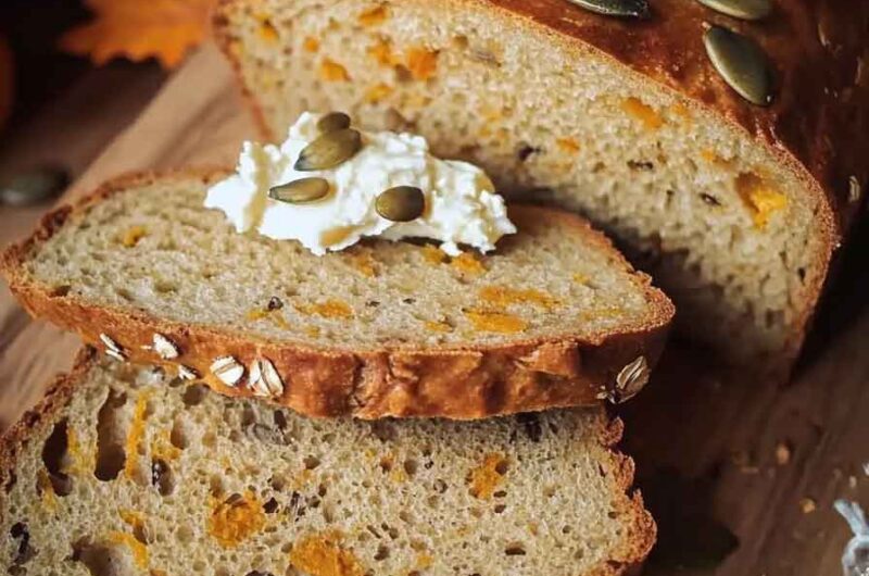 Pumpkin Spice Artisan Bread