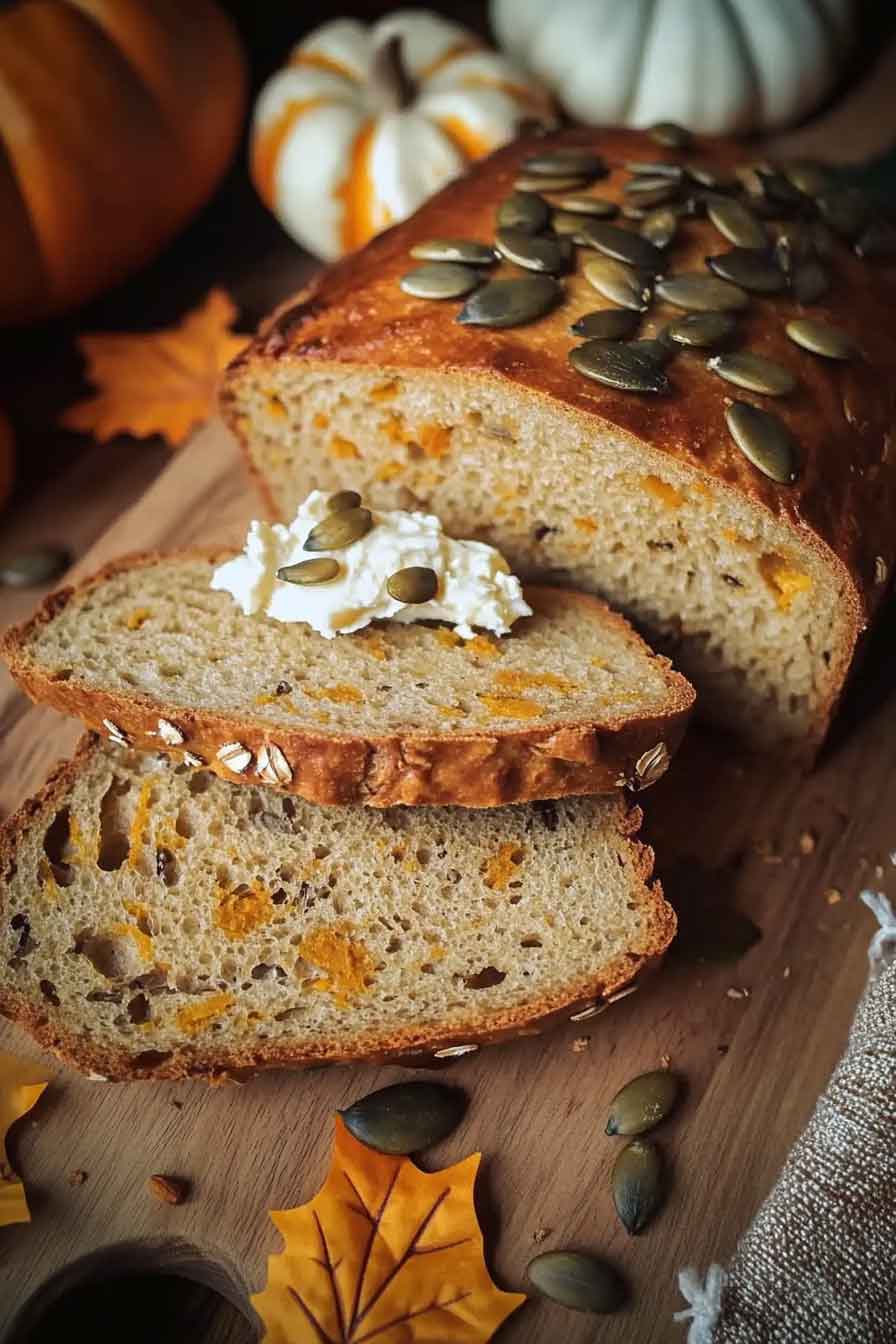 Pumpkin Spice Artisan Bread