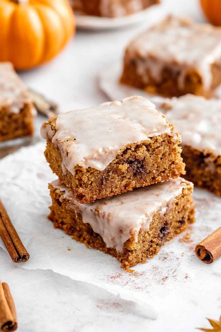 Pumpkin Spice Blondies