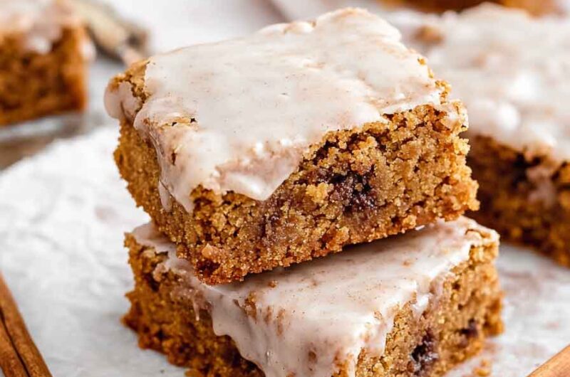 Pumpkin Spice Blondies