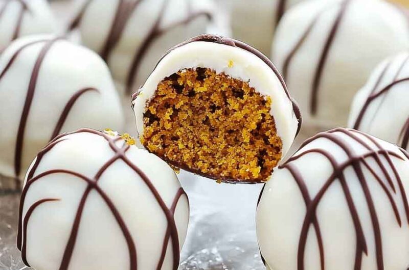 Pumpkin Spice Cake Balls