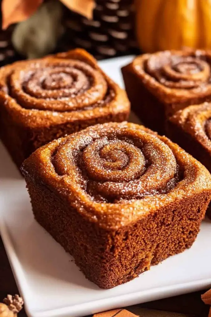 How to Serve Cinnamon Swirl Pumpkin Bread Mini Loaves
