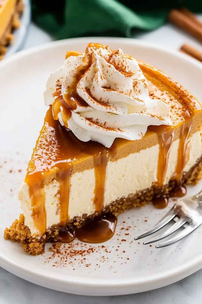How to Serve Pumpkin Spice Cheesecake