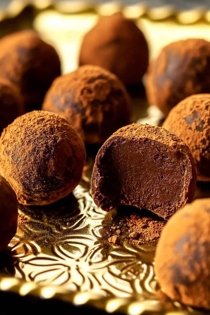 How to Serve Pumpkin Spice Chocolate Truffles