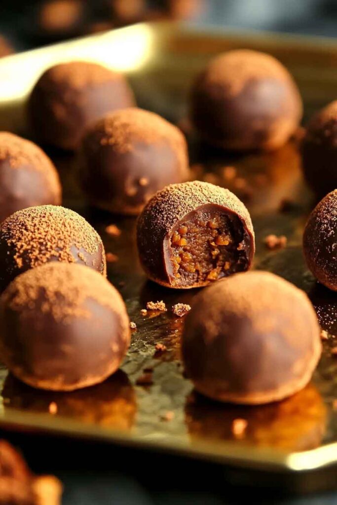 Pumpkin Spice Chocolate Truffles