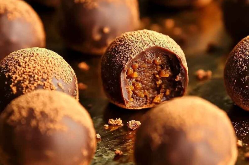 Pumpkin Spice Chocolate Truffles