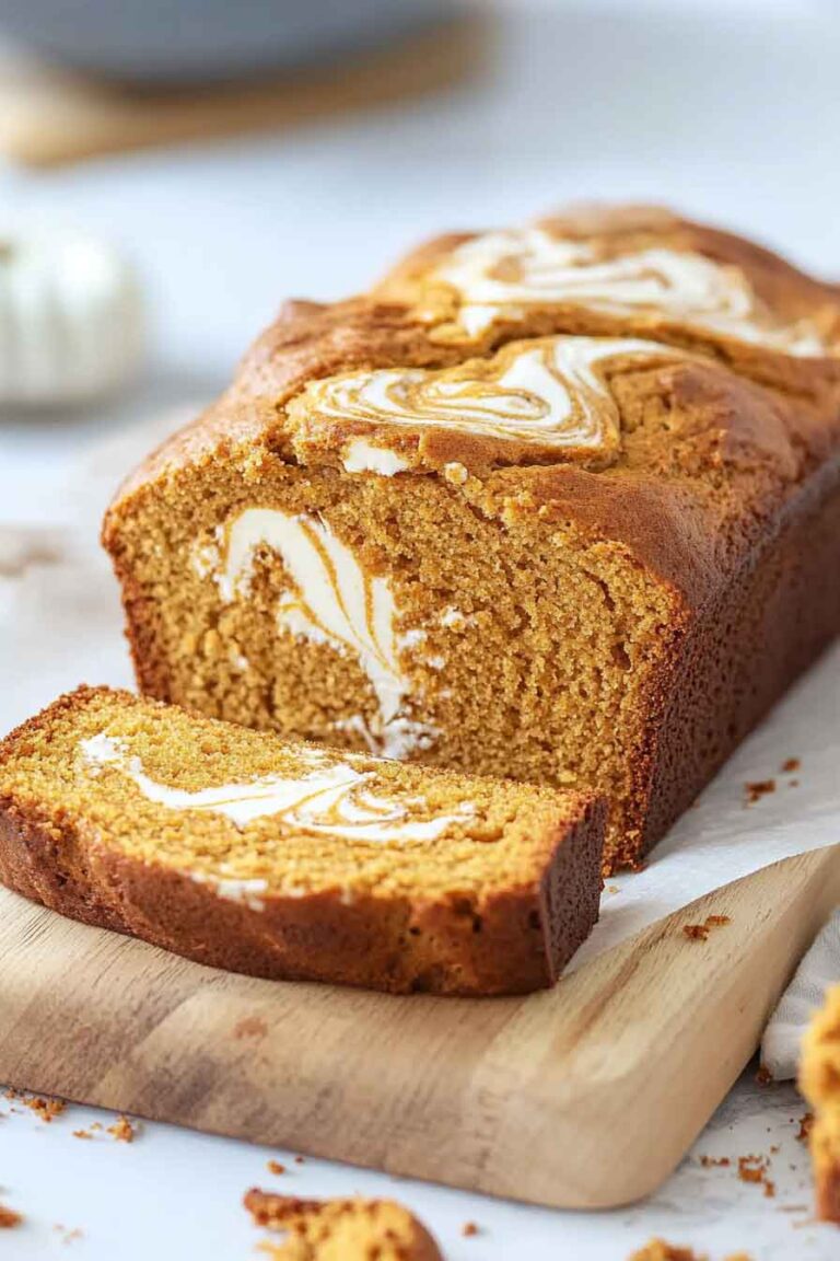 Pumpkin Spice Cream Cheese Bread Recipe