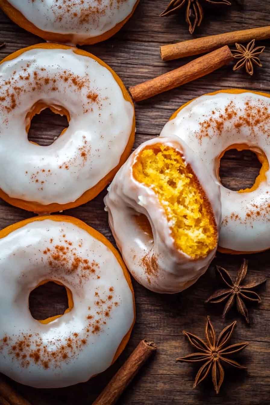 Pumpkin Spice Donuts