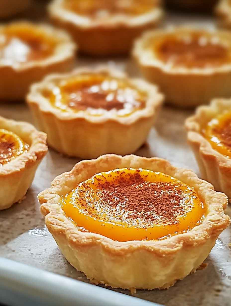 Pumpkin Spice Egg Tarts