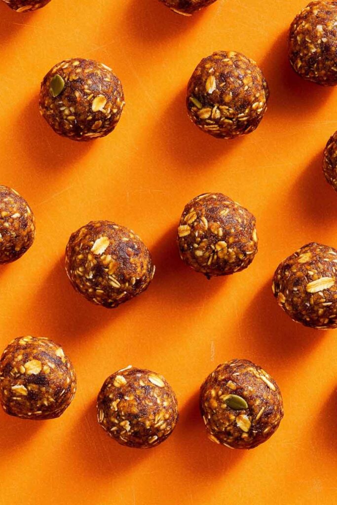 How to Serve Pumpkin Spice Energy Balls